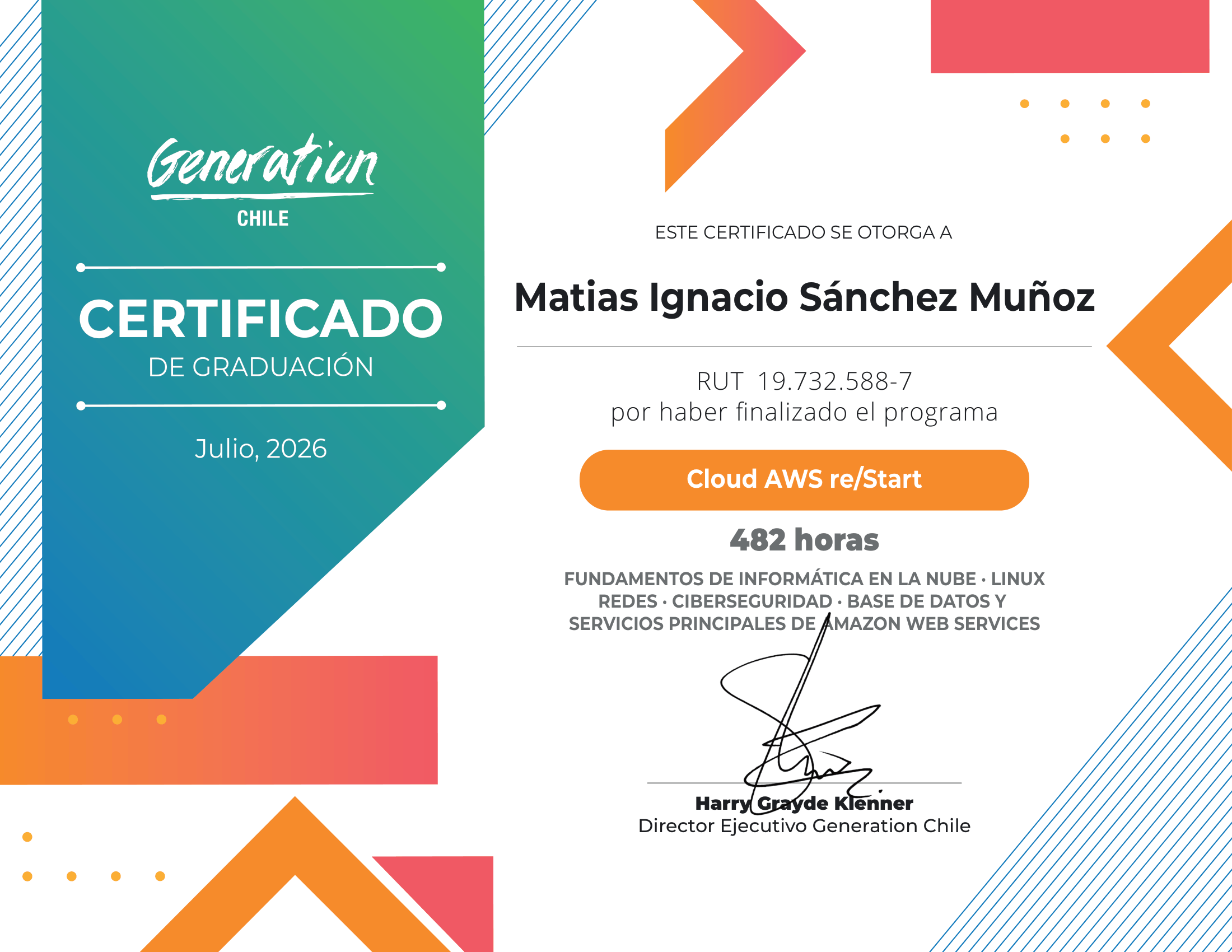 Certificado Bootcamp administrador cloud junior AWS